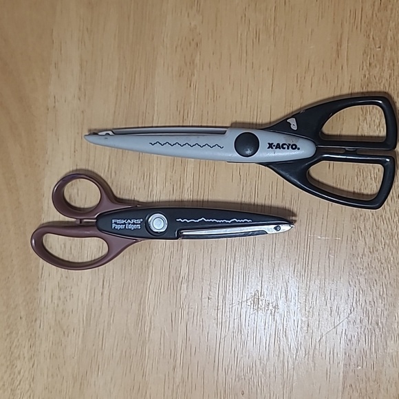 Set of 15 Kraft Edgers with small card stock cutter - Picture 4 of 10